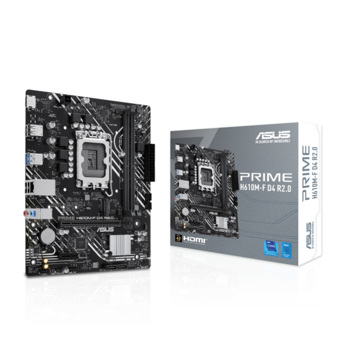 ASUS PRIME H610M-F D4 R2.0 LGA1700 mATX Motherboard